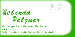 melinda pelzner business card